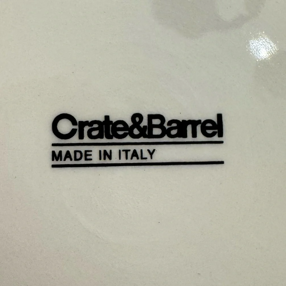 LOT of 4 Crate & Barrel ROVELLO 7
